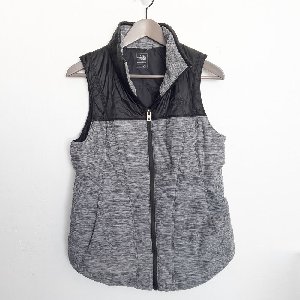 The North Face Black and Gray Women's Vest